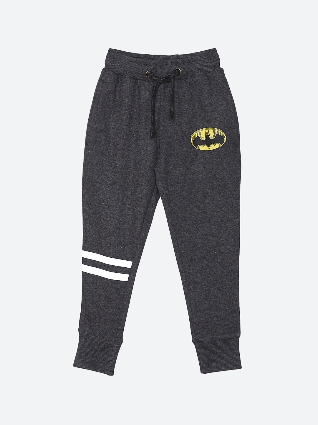 

Kids Ville Boys Blue Spiderman Printed Joggers, Grey