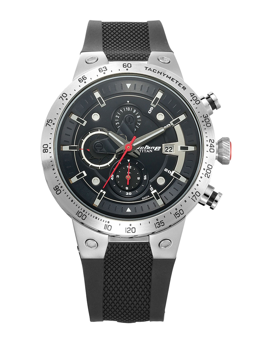 

Titan Men Black Analogue Watch 1761KP01