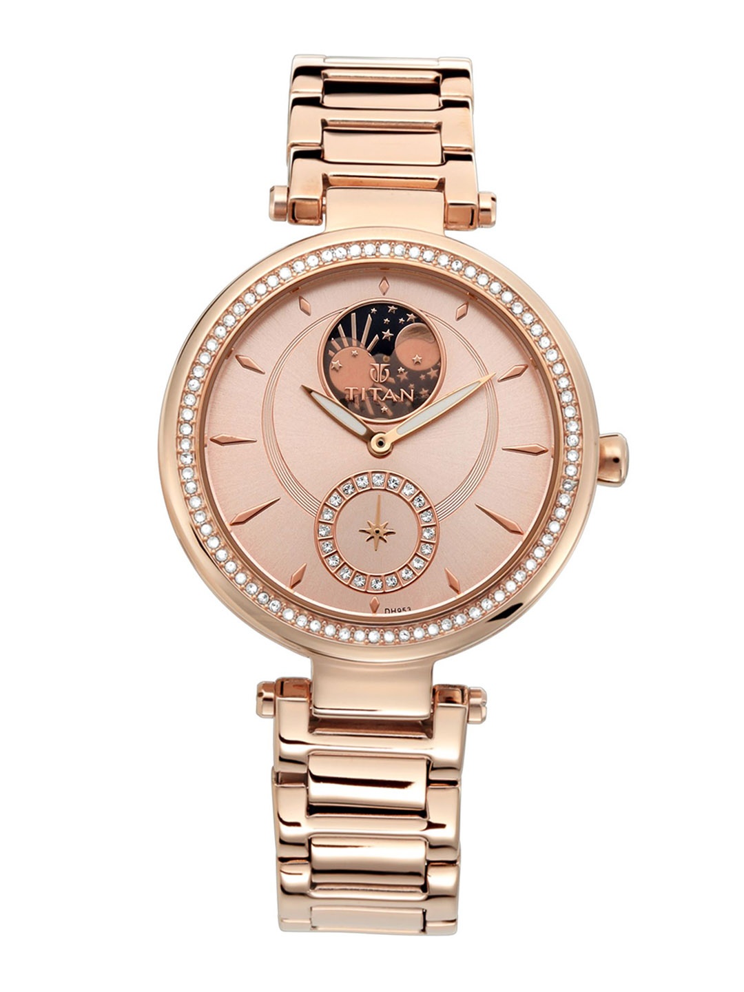 

Titan Women Pink Analogue Watch NK95085WM01