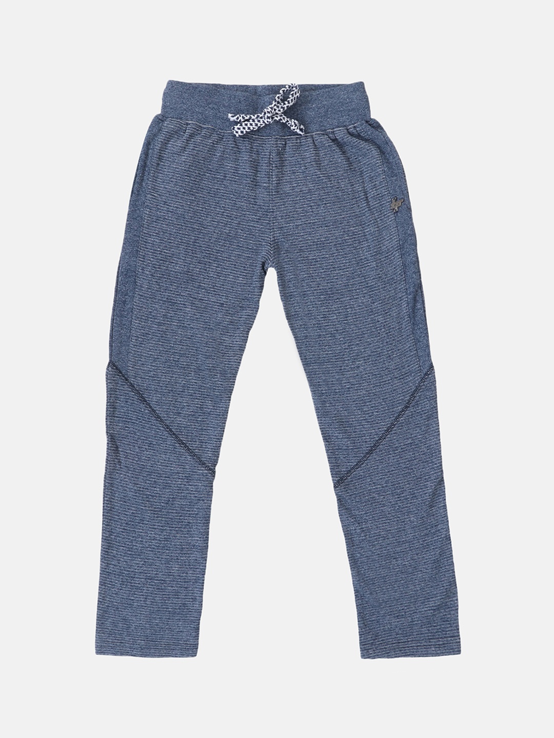 

Lil Tomatoes Boys Navy Blue Striped Track Pants
