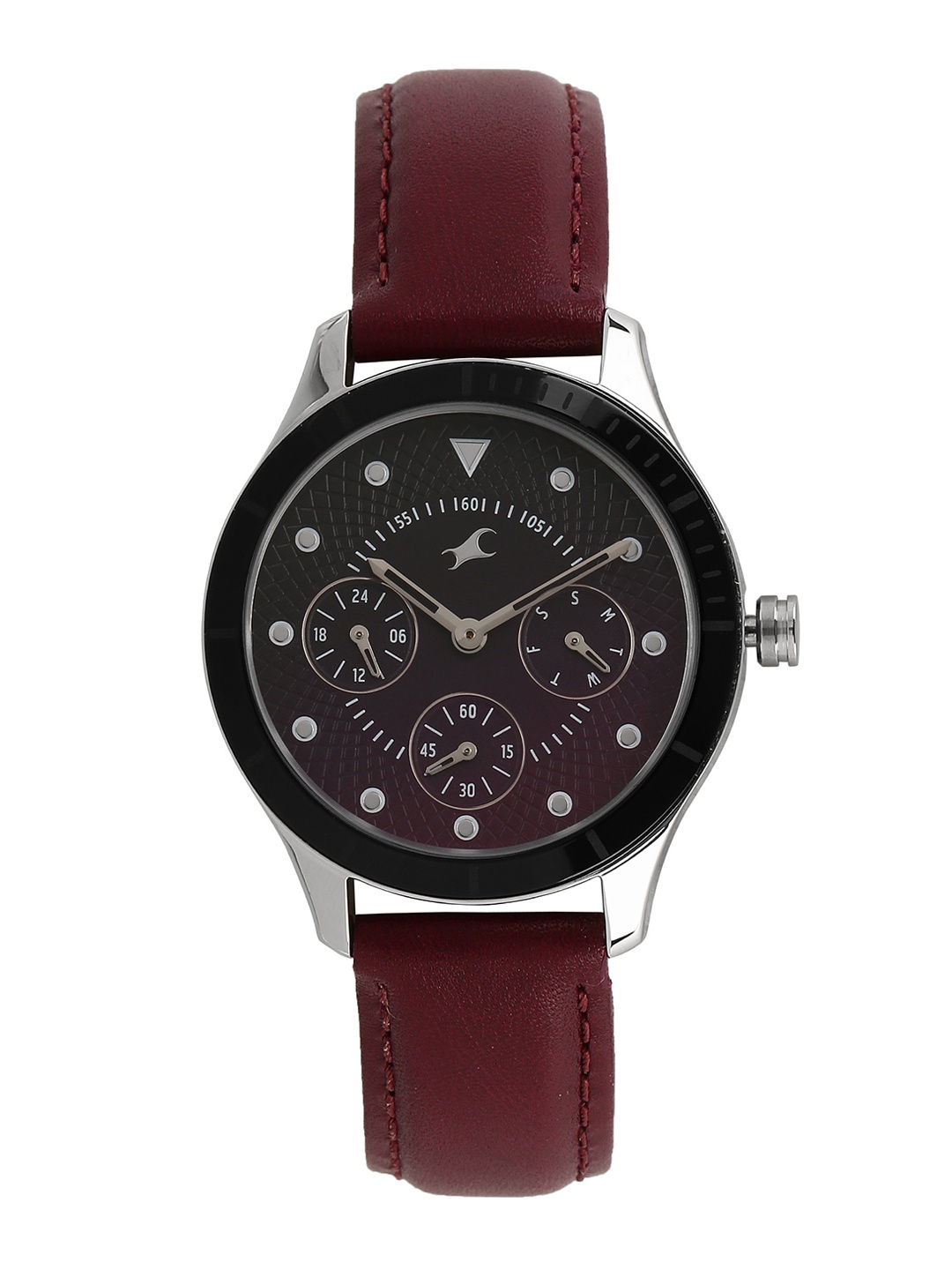 

Fastrack Women Maroon Analogue Watch 6163KL01