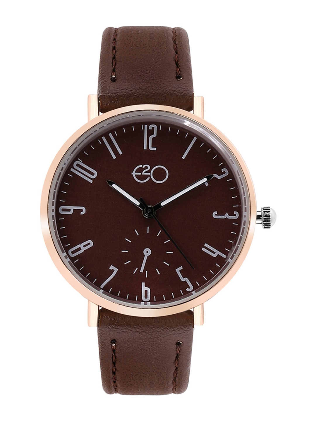 

E2O Women Brown Analogue Leather Watch 5655