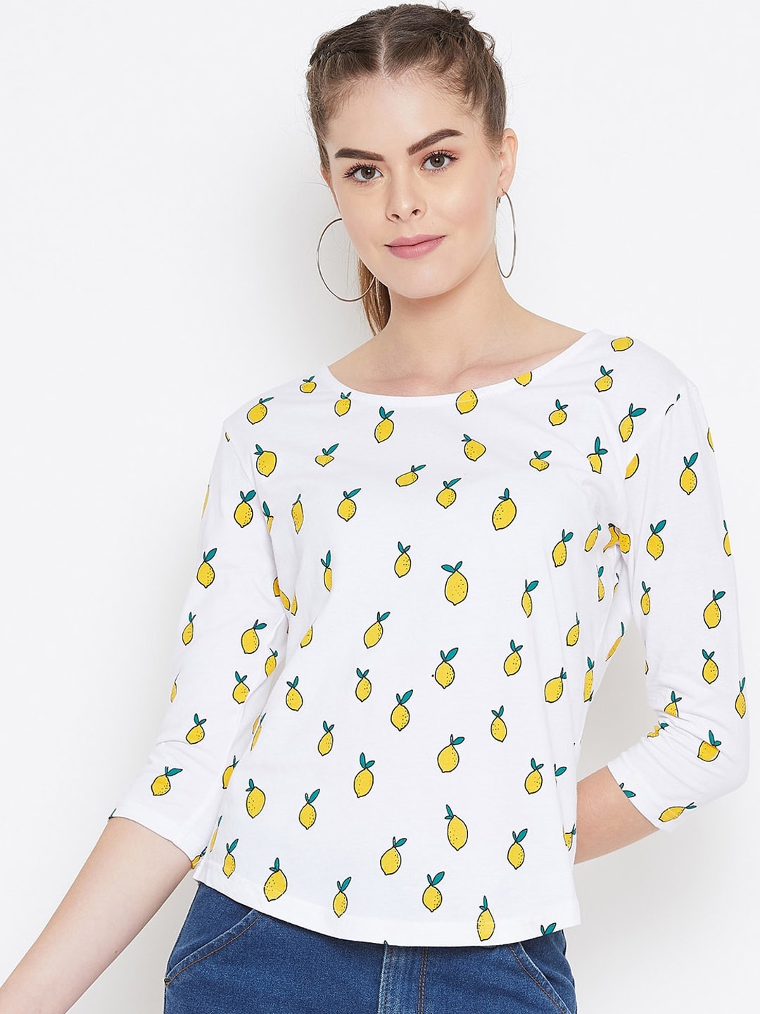 

GRITSTONES Women White Printed Top
