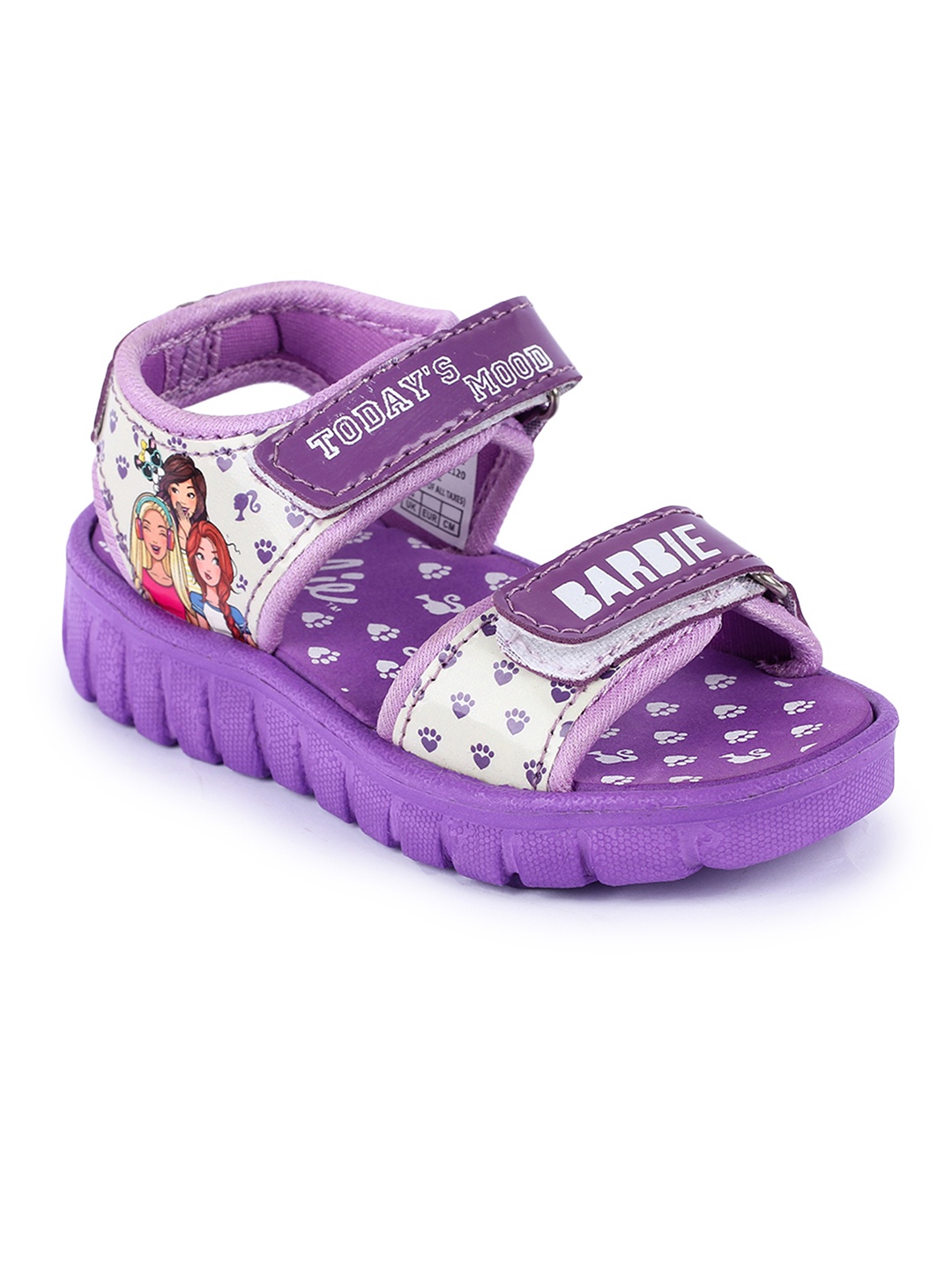 

toothless Girls Purple Barbie Sports Sandals
