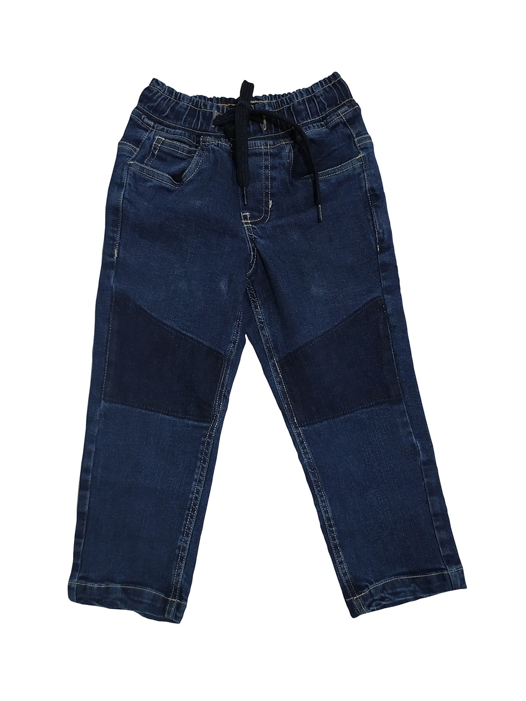

KiddoPanti Boys Blue Regular Fit Mid-Rise Clean Look Jeans