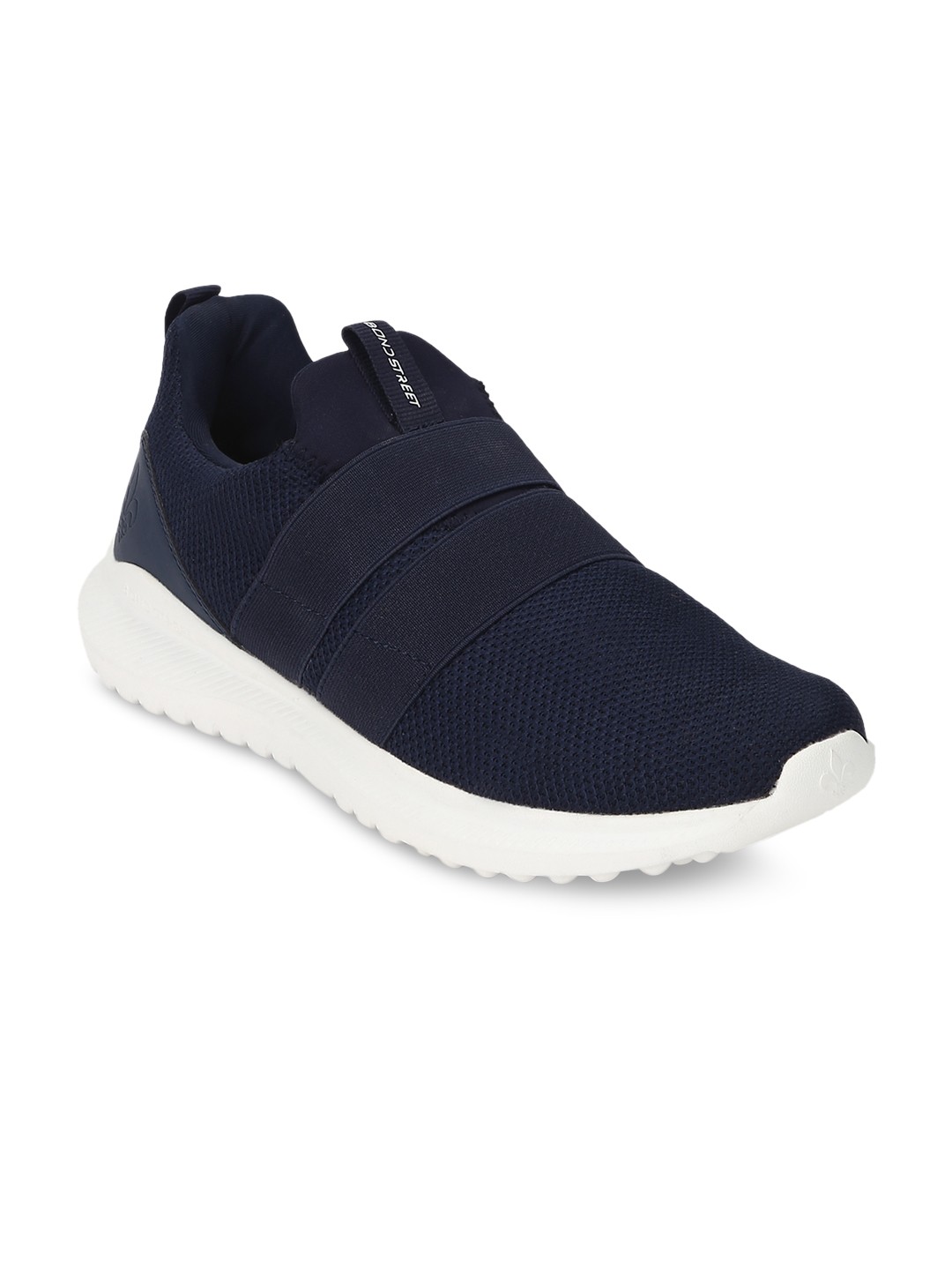 

Bond Street By Red Tape Men Navy Blue Textile Walking Shoes