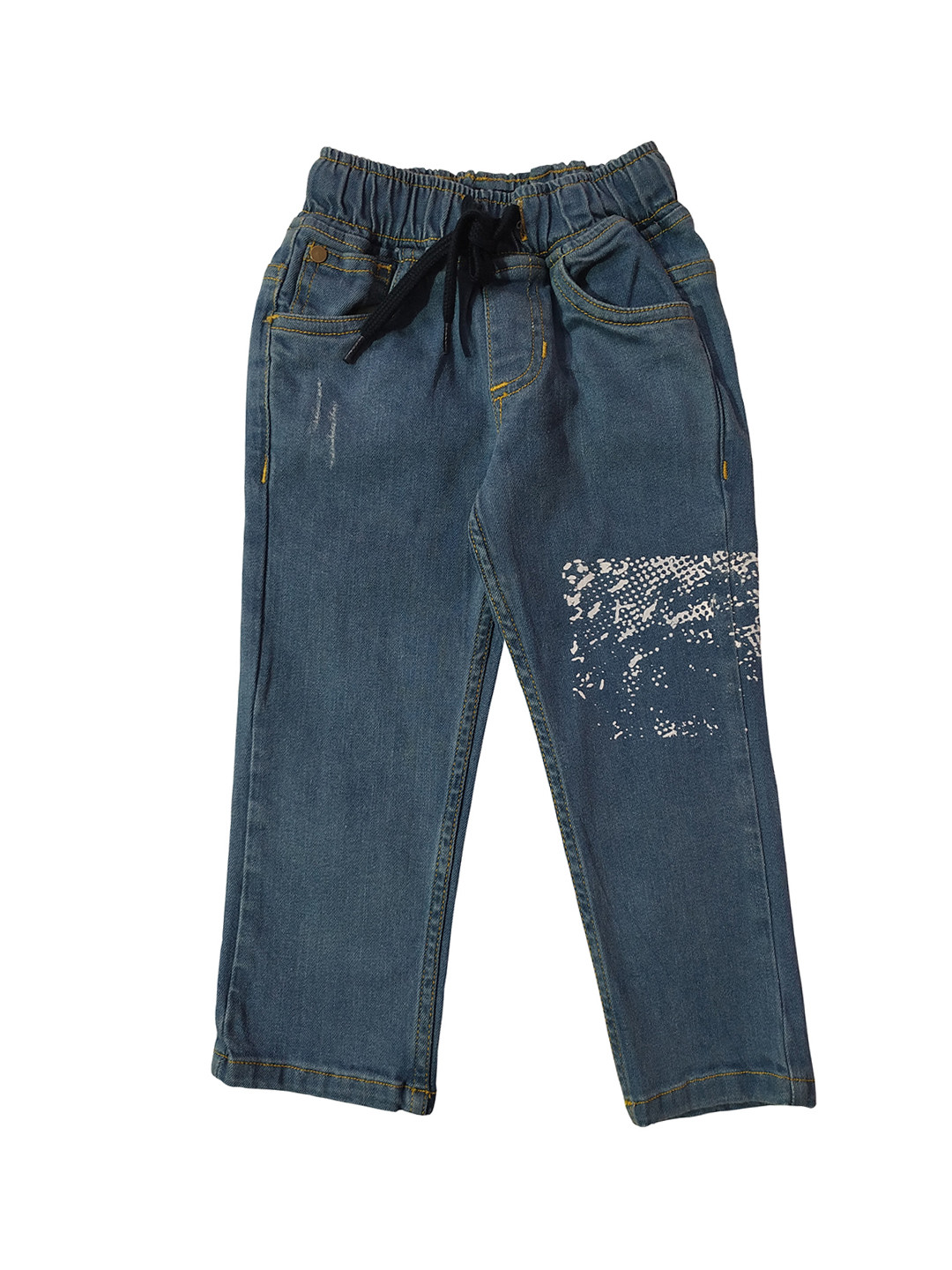 

KiddoPanti Boys Blue Mid-Rise Clean Look Regular Fit Jeans