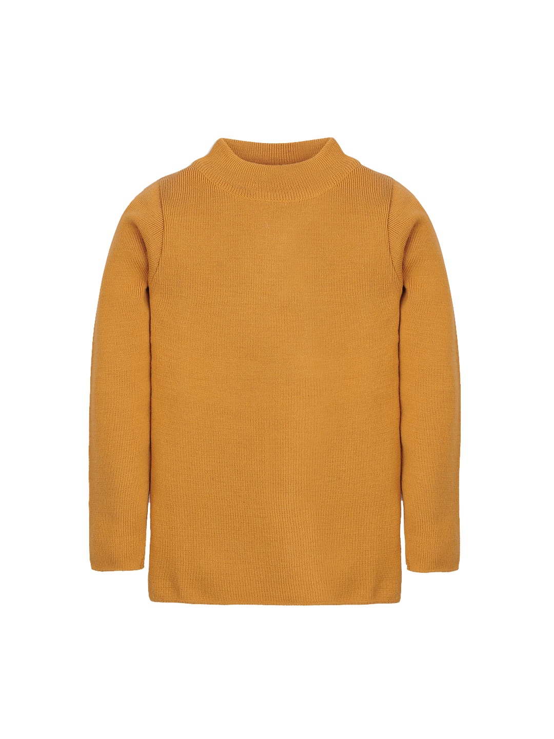 

RVK Kids Mustard Yellow Solid Pullover Sweater