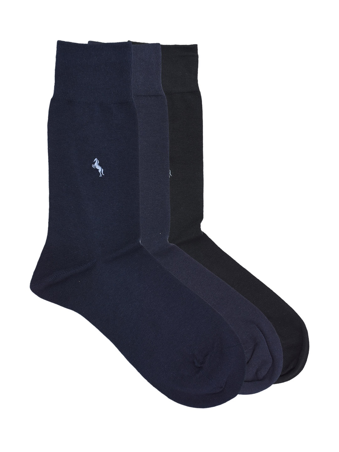 

Balenzia Men Pack of 3 Assorted Calf-Length Socks