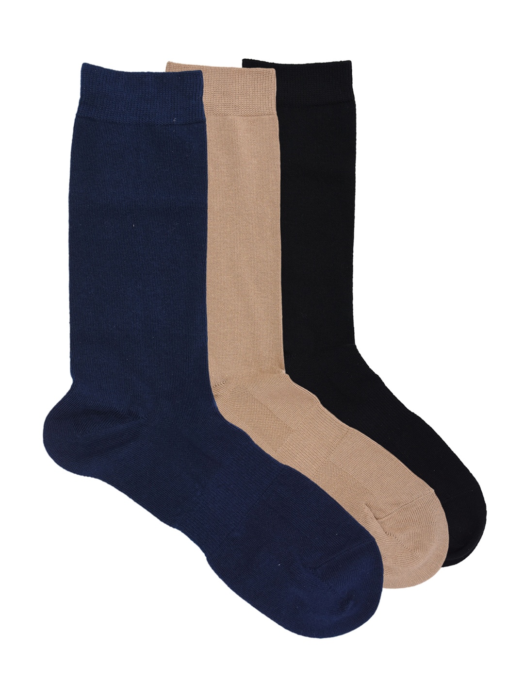 

Balenzia Men Pack of 3 Assorted Calf-Length Socks