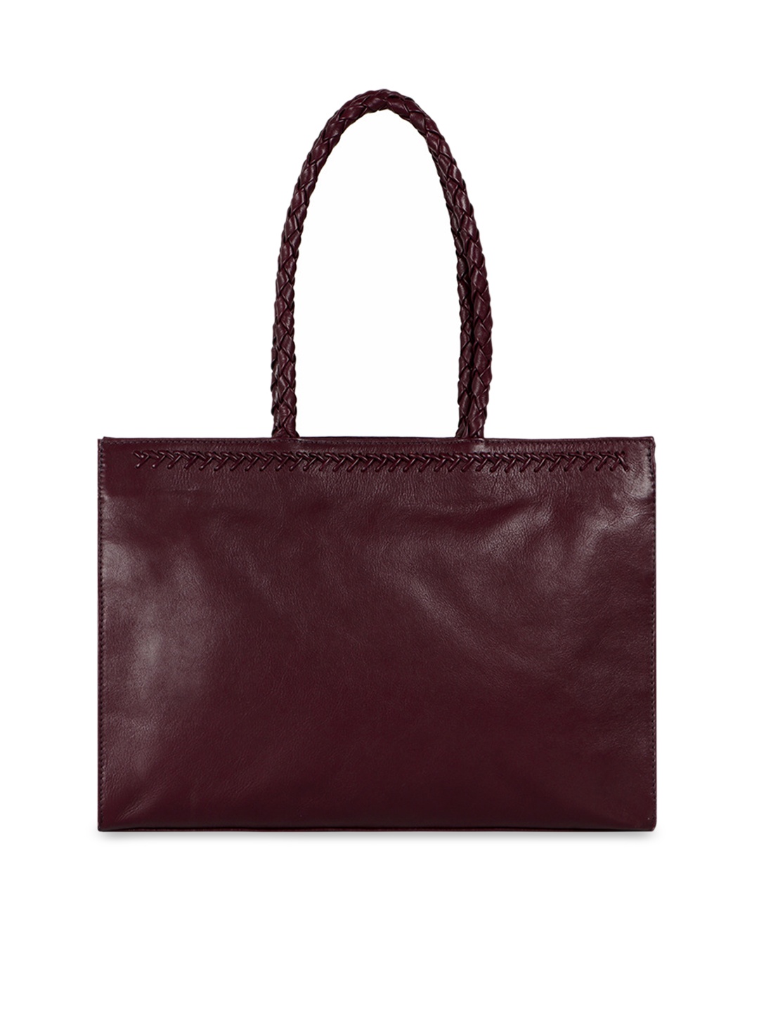 

Hidesign Burgundy Solid Leather Shoulder Bag