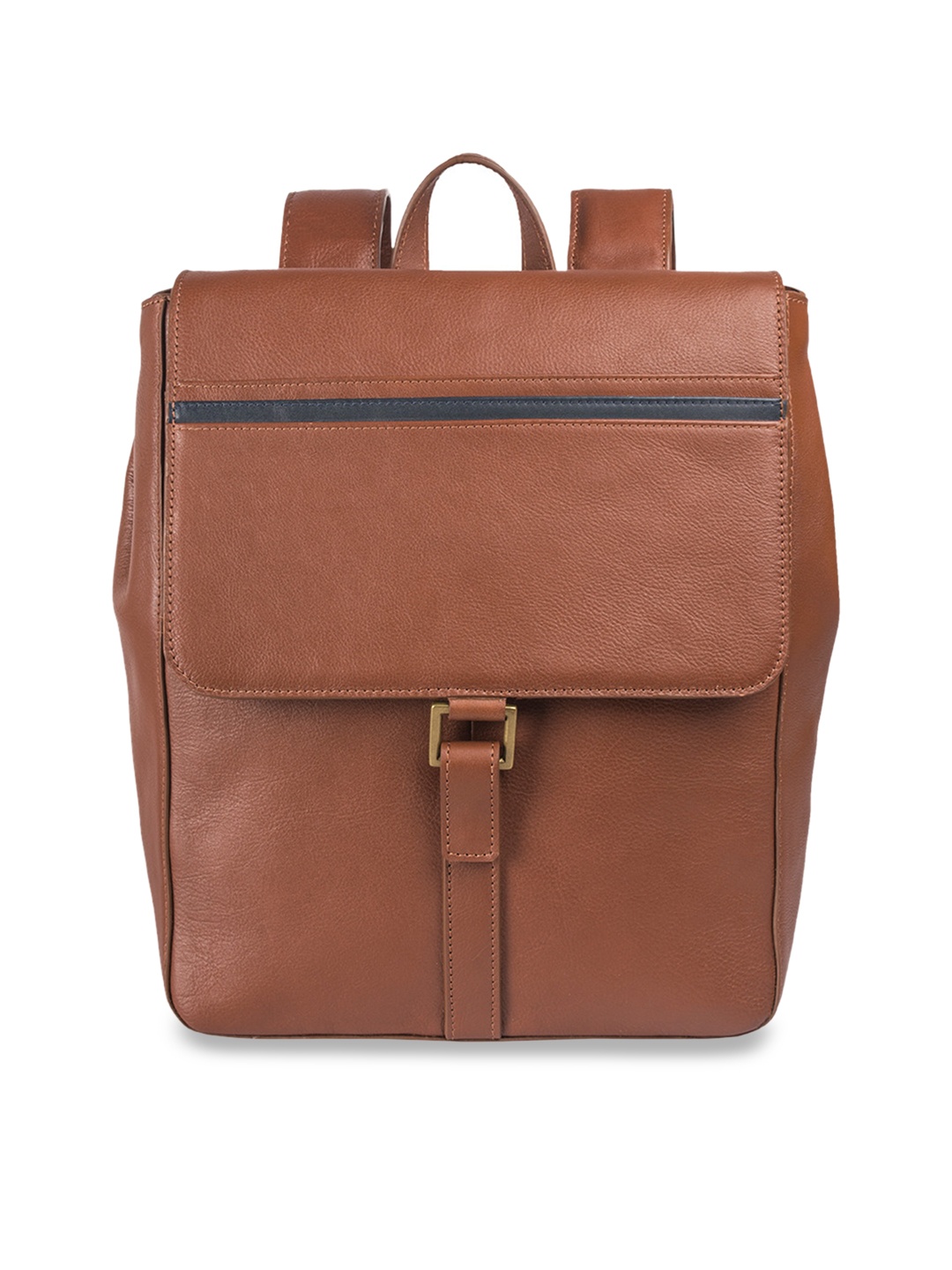 

Hidesign Men Tan Brown Solid Backpack
