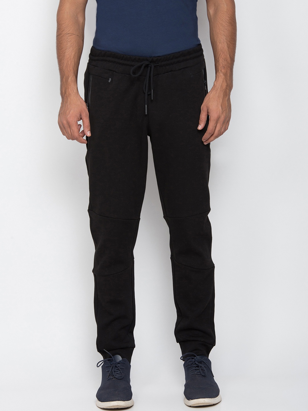 

Antony Morato Men Black Solid Slim-Fit Joggers