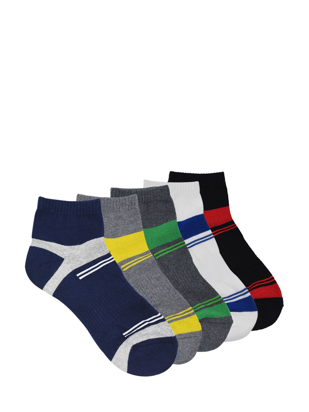 

Balenzia Men Pack of 3 Assorted Calf-Length Socks