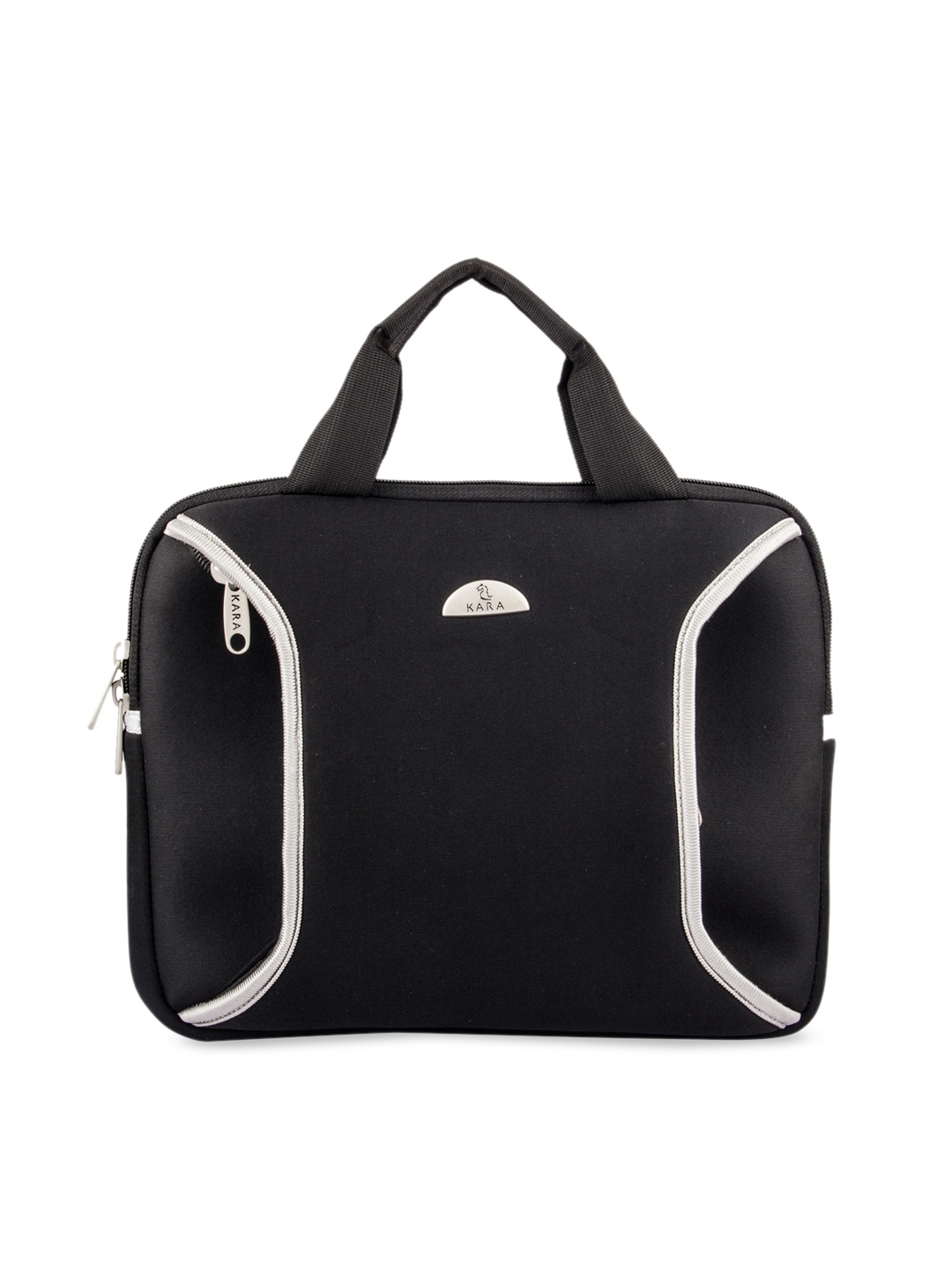 

Kara Unisex Black Solid Laptop Sleeve