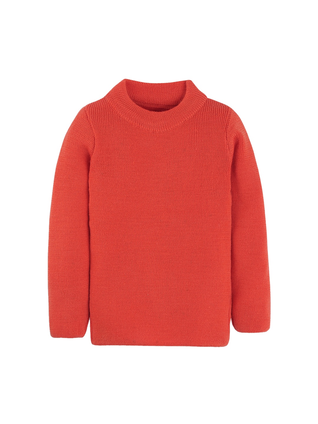 

RVK Kids Orange Solid Sweater