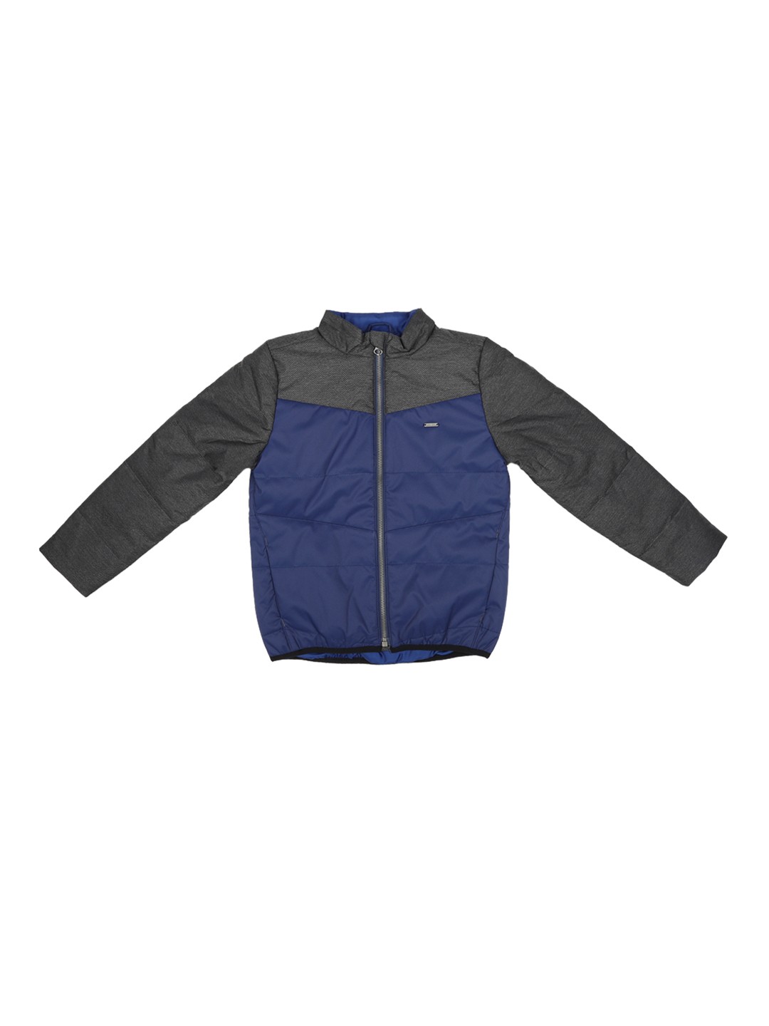

Allen Solly Junior Boys Navy Blue Colourblocked Jacket