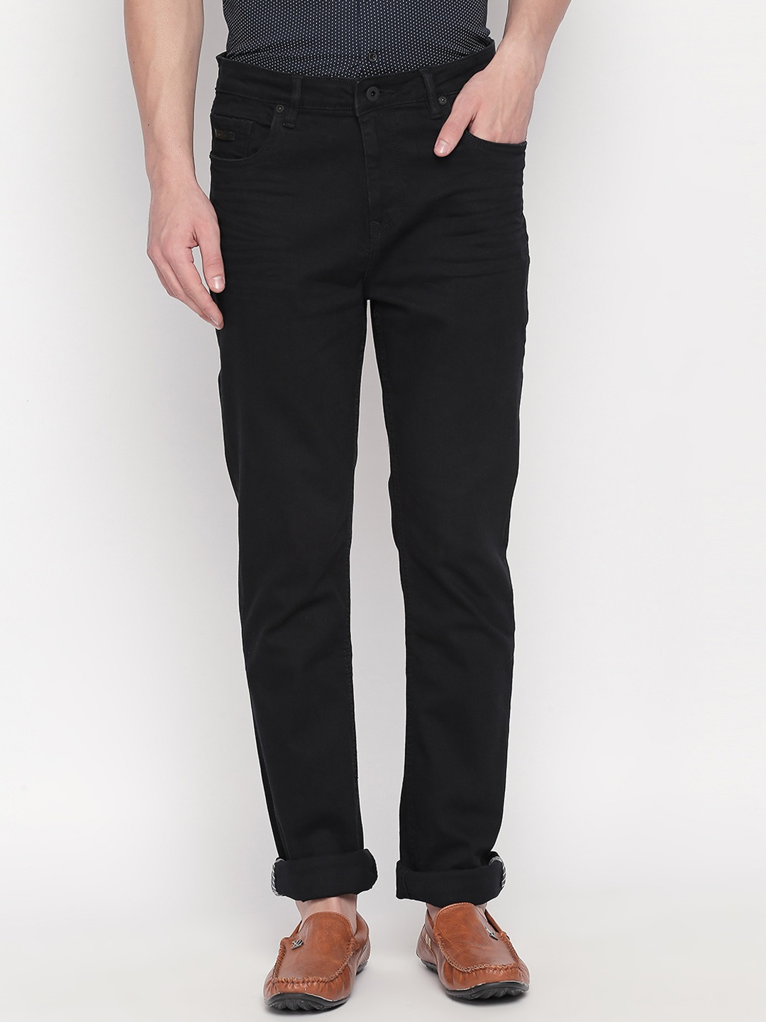 

Kenneth Cole Men Black Slim Fit Mid-Rise Clean Look Jeans