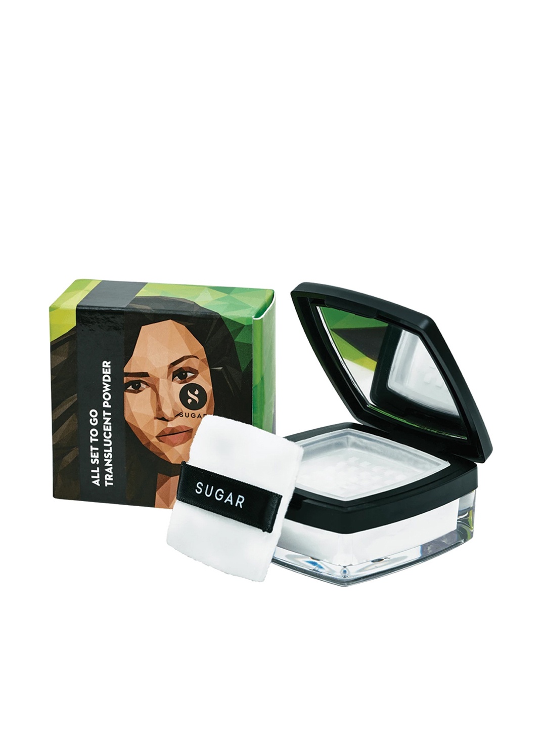 

SUGAR All Set To Go Translucent Compact Powder - 7 g, White