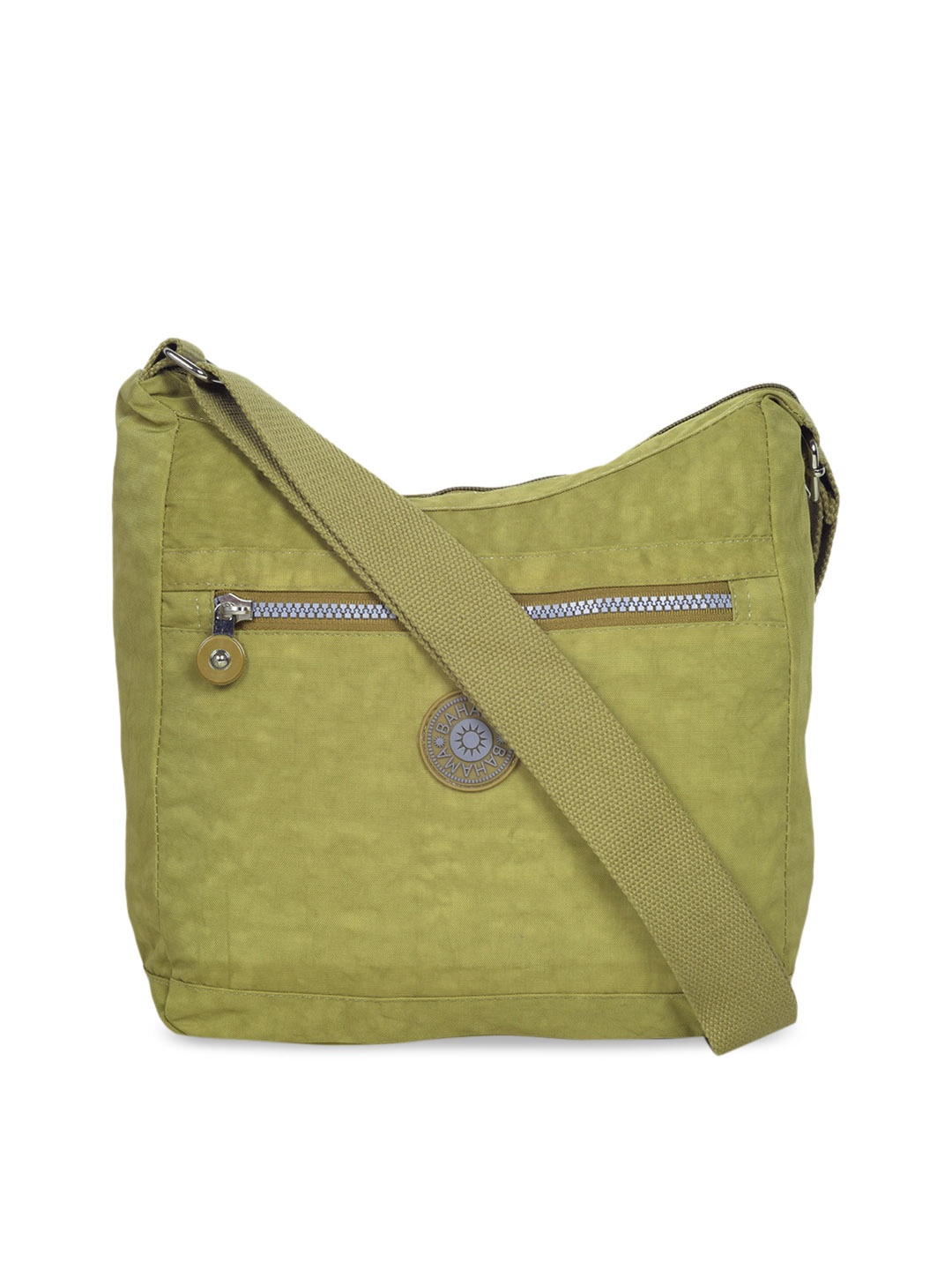 

BAHAMA Unisex Green Solid Sling Bag