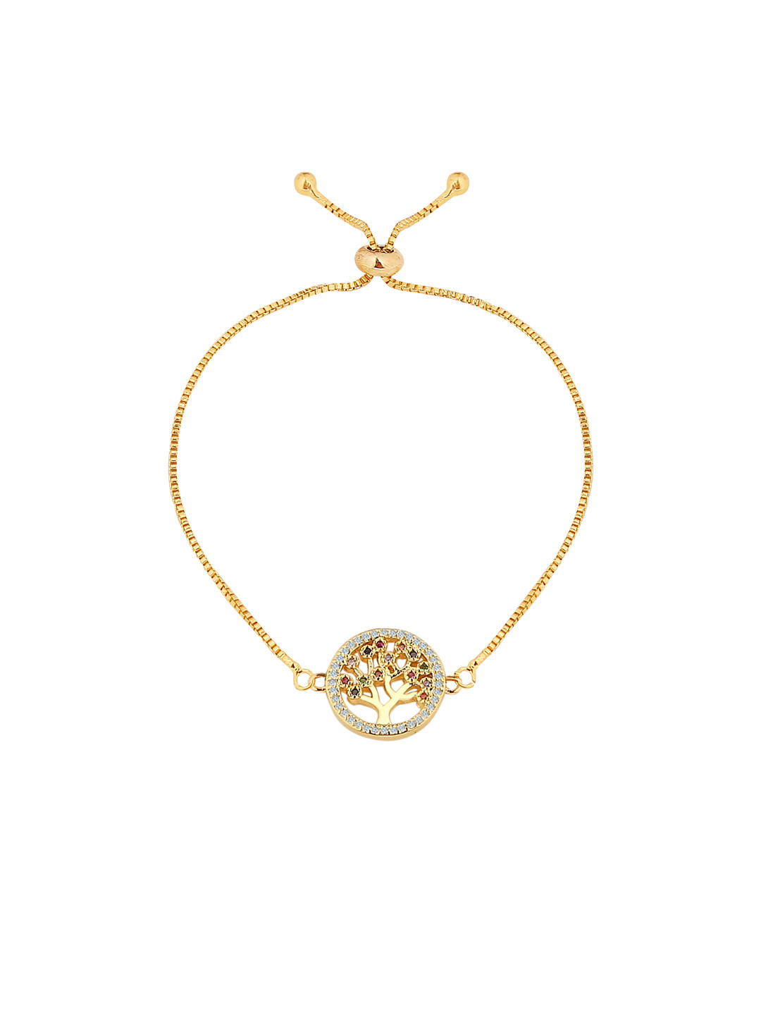 

Moon Dust Women Gold-Plated Charm Bracelet