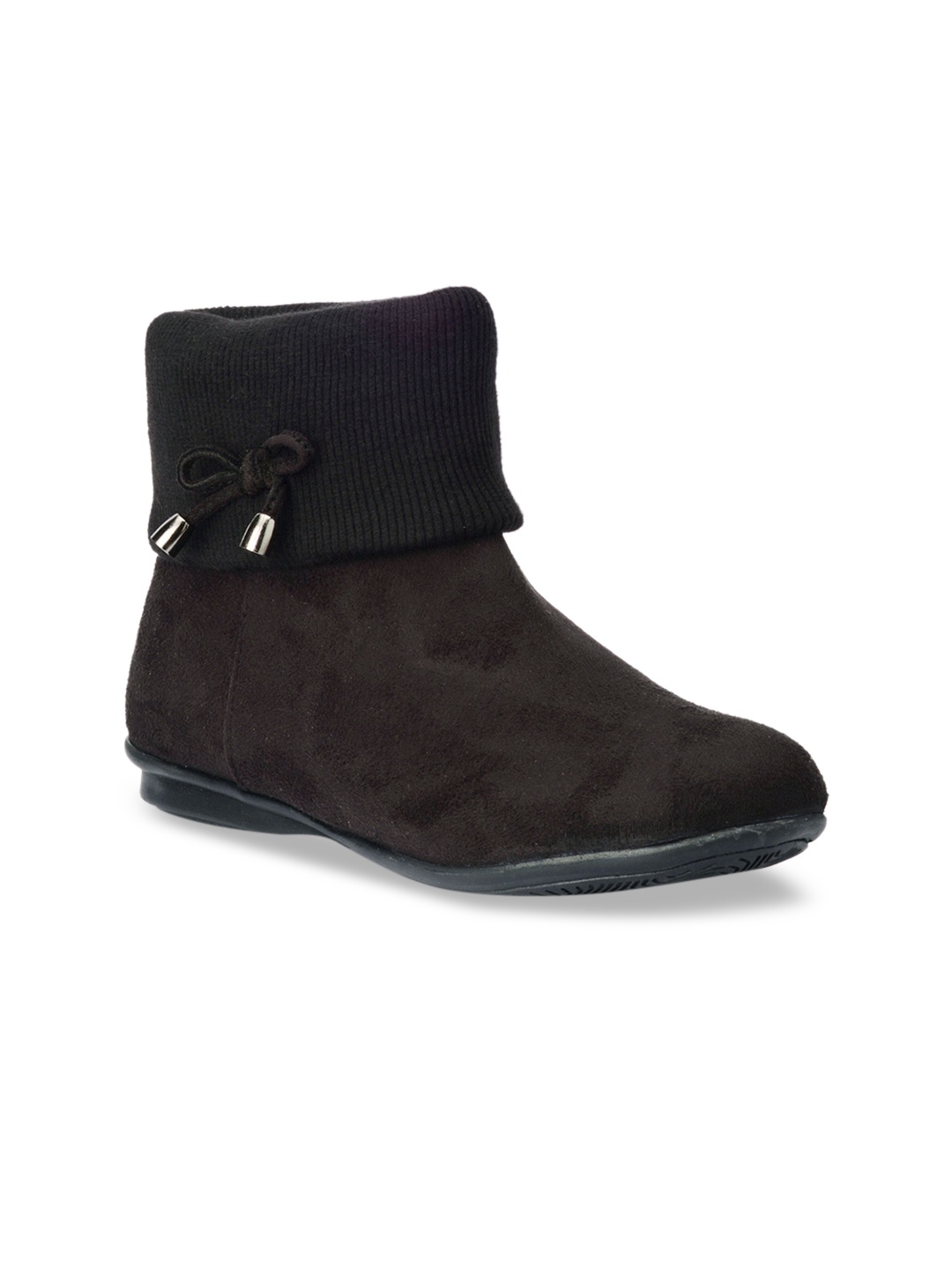 

Bruno Manetti Women Black Flat Boots
