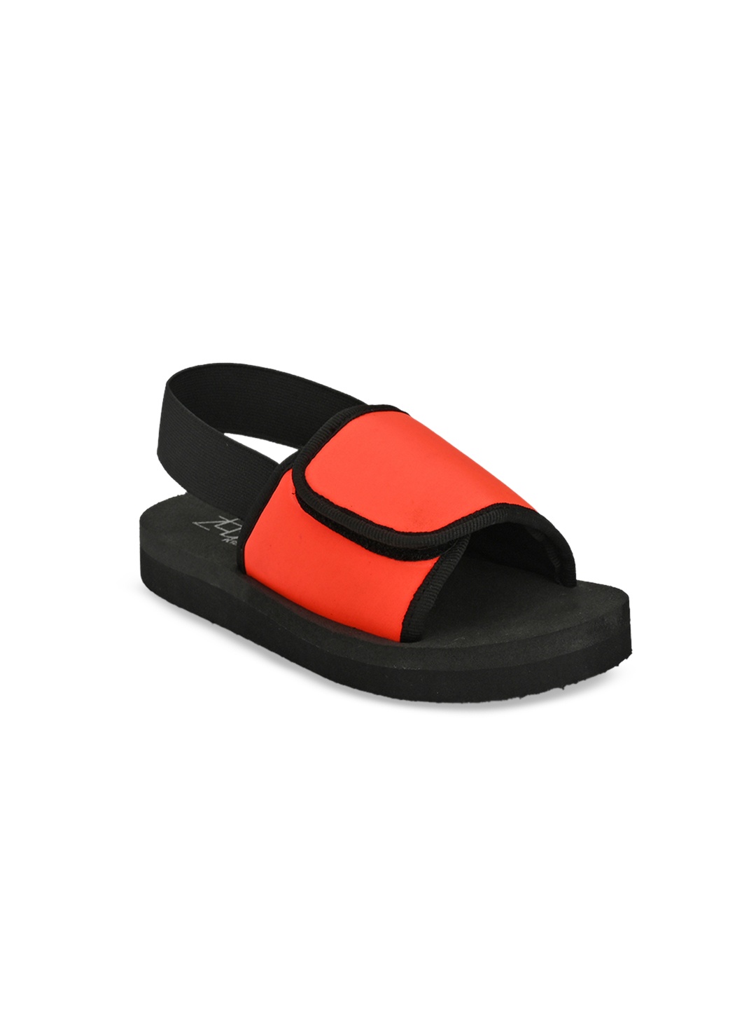 

Zebba Kids Orange & Black Comfort Sandals