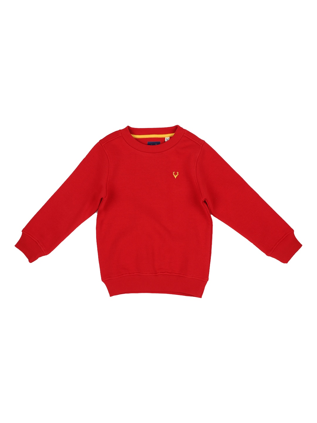 

Allen Solly Junior Boys Red Solid Sweatshirt
