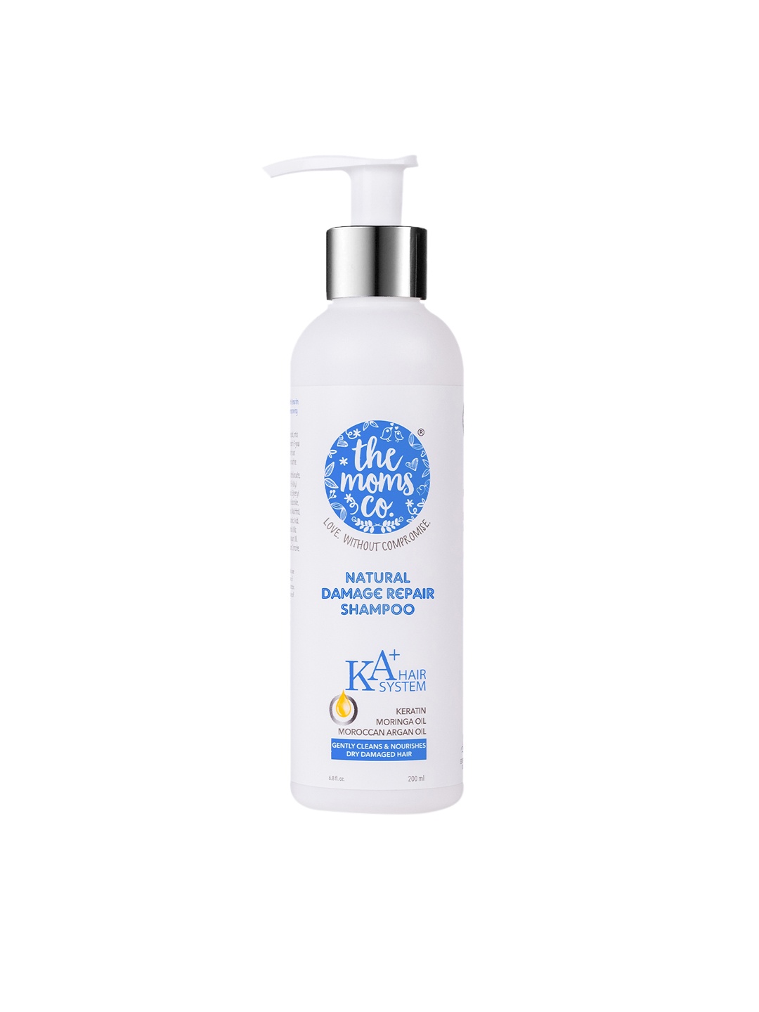 

The Moms Co. Natural Damage Repair Keratin Shampoo 200 ml, White