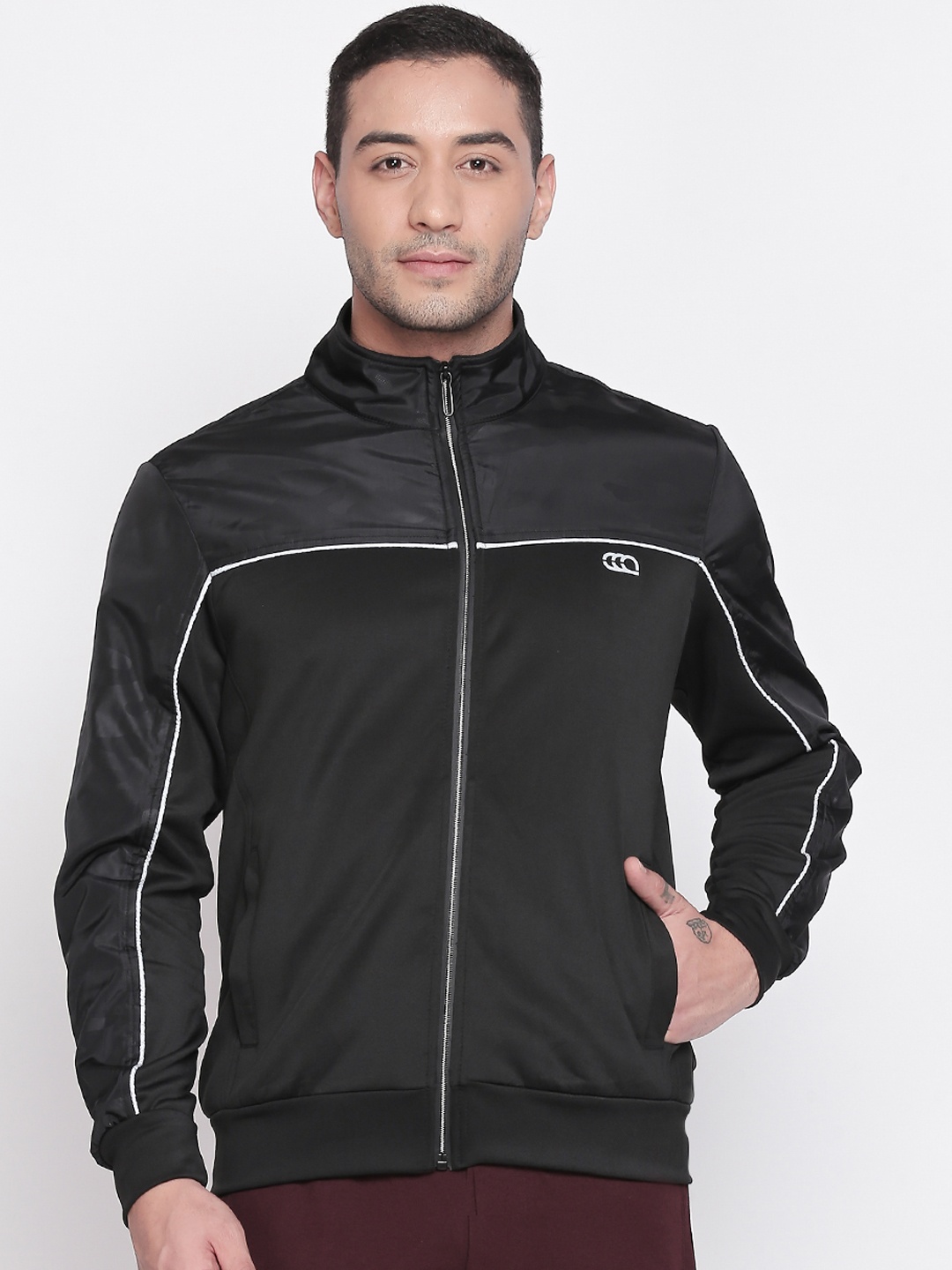 

Ajile by Pantaloons Men Black Solid Sweatshirt