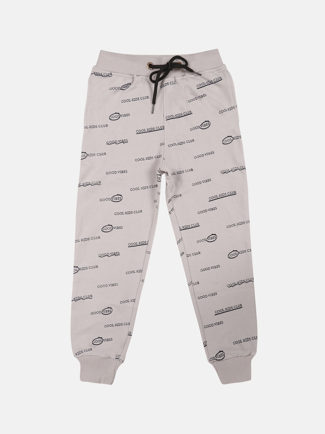 

Lil Tomatoes Boys Grey Printed Joggers