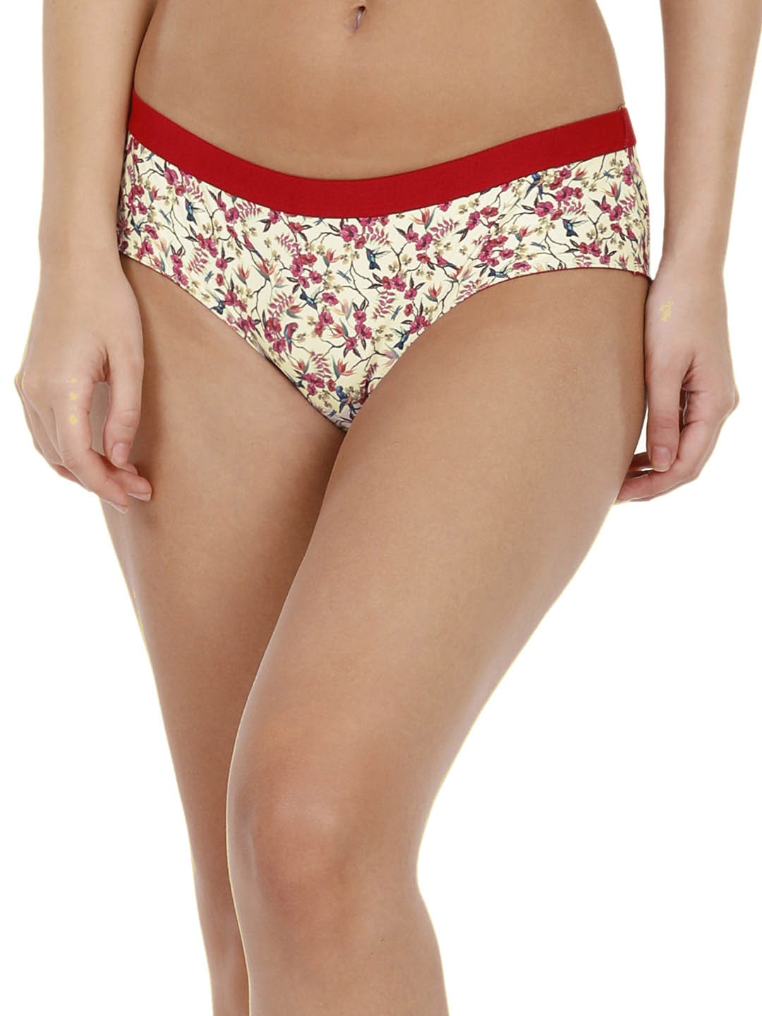 

Amante Women Printed Low Rise Hipster Brief - PAN73101, Pink