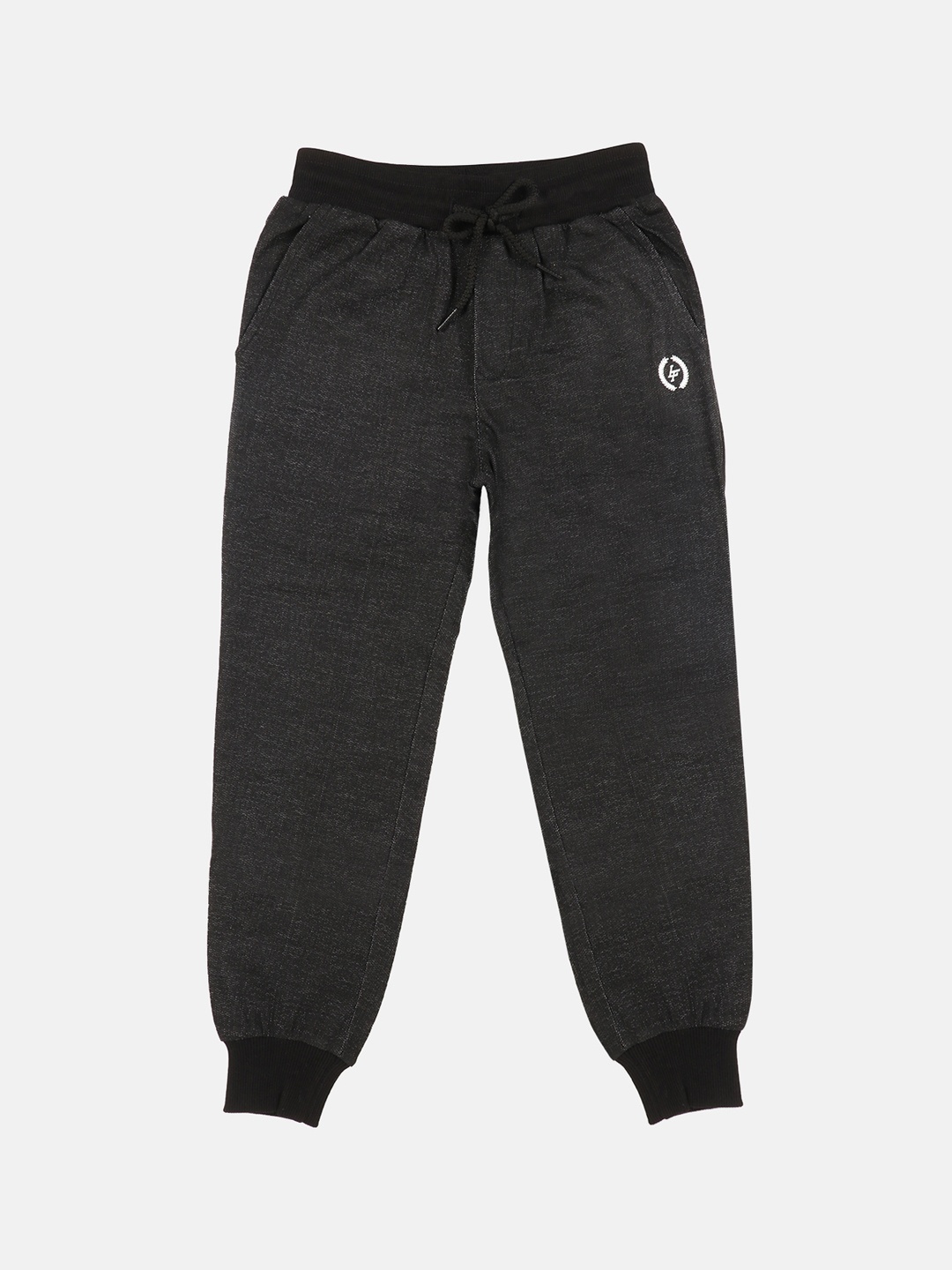 

Lil Tomatoes Boys Charcoal Grey Solid Joggers