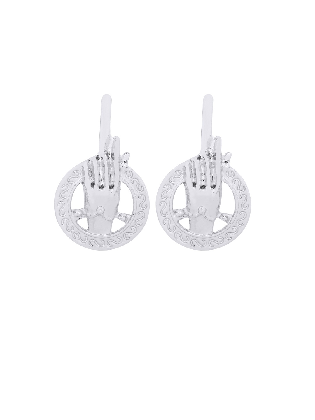 

bodha Rhodium-Plated Game of Thrones Cufflinks, Silver