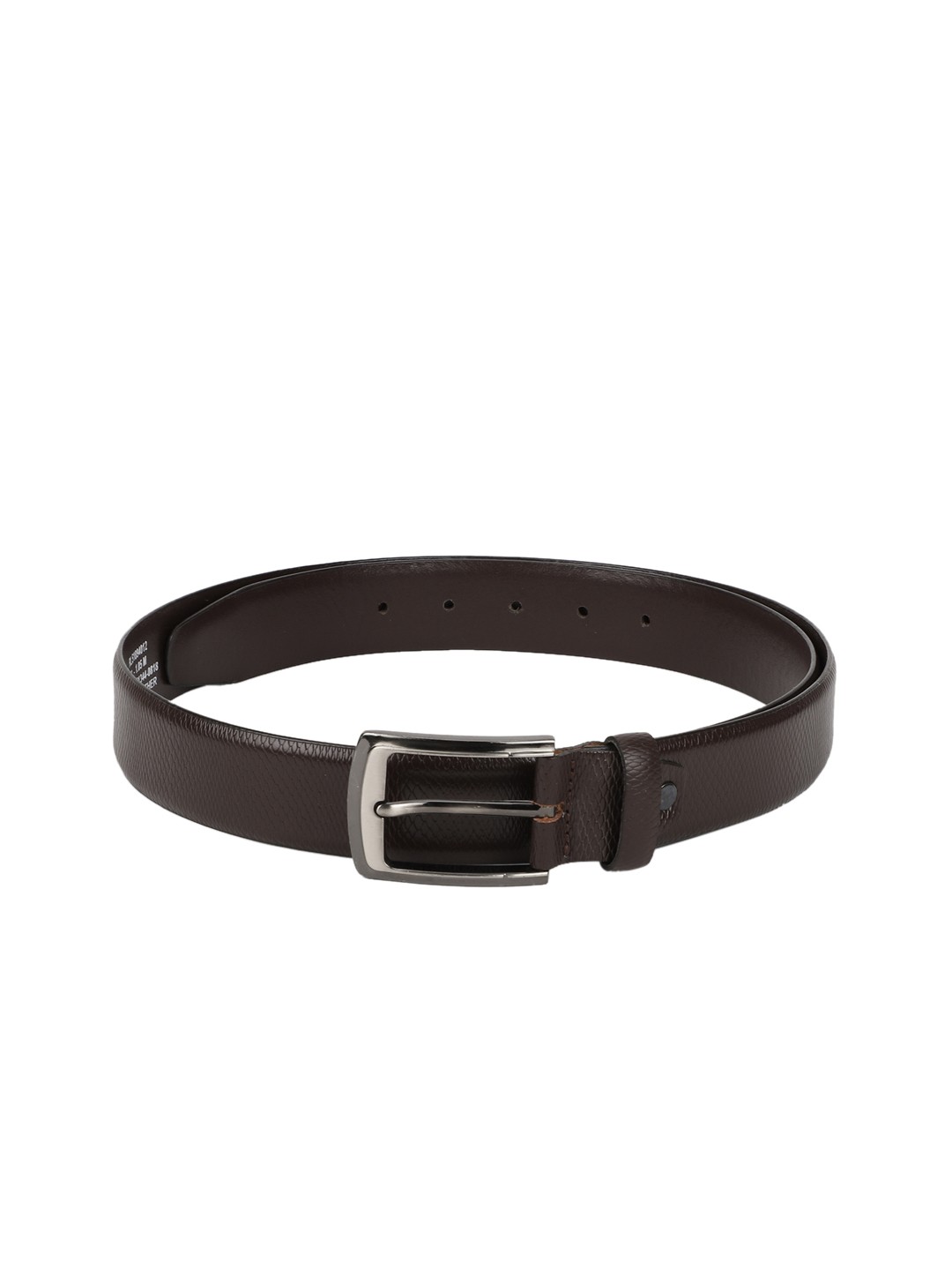 

Peter England Men Brown Woven Design Belt
