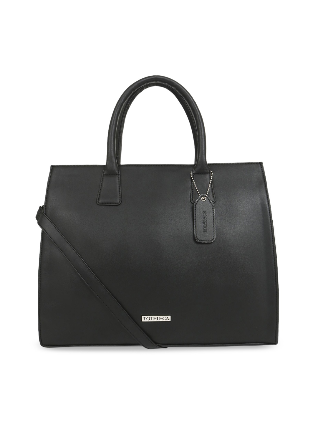 

Toteteca Black Solid Handheld Bag