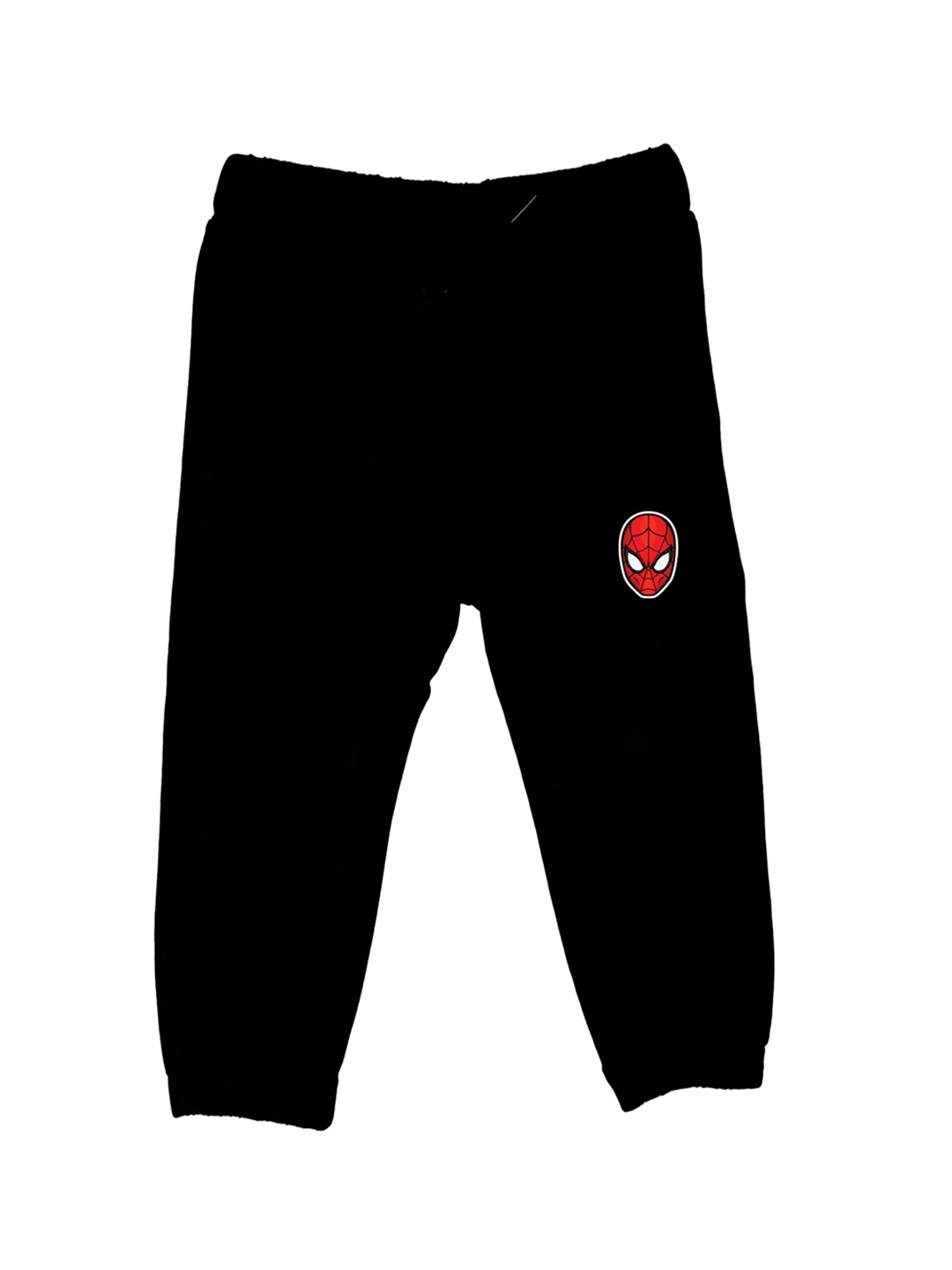 

Marvel by Wear Your Mind Boys Black Solid Pure Cotton Joggers
