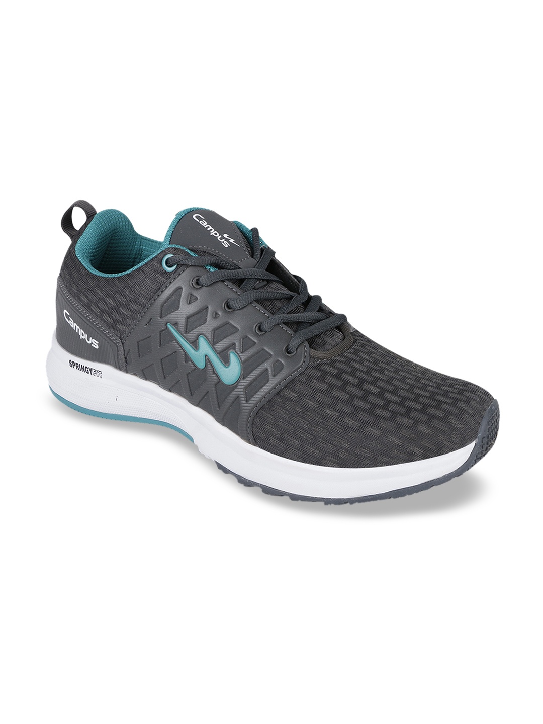 

Campus Men Grey Mesh RODEO-2 Running Shoes