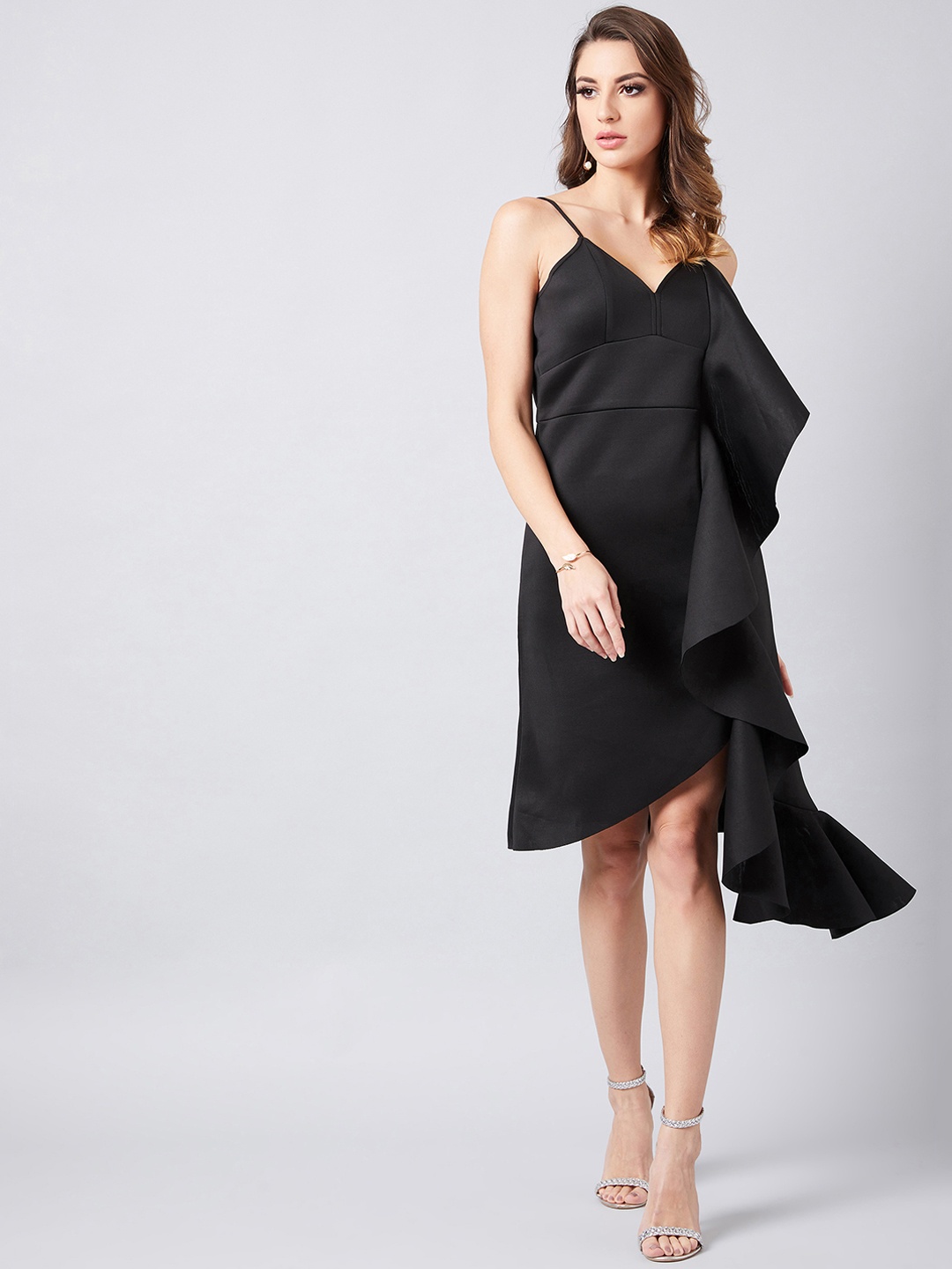 

Athena Women Black Solid Sheath Dress