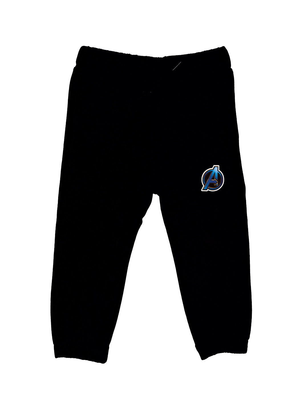 

Marvel by Wear Your Mind Kids Black Solid Pure Cotton Joggers