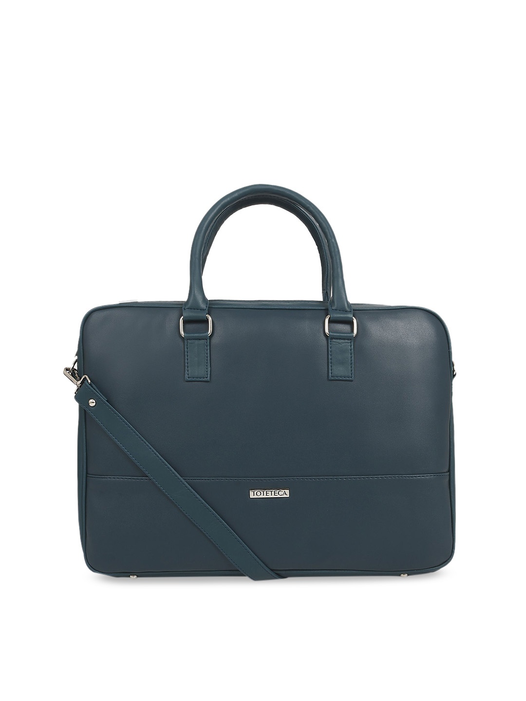 

Toteteca Women Teal Blue Solid Laptop Bag
