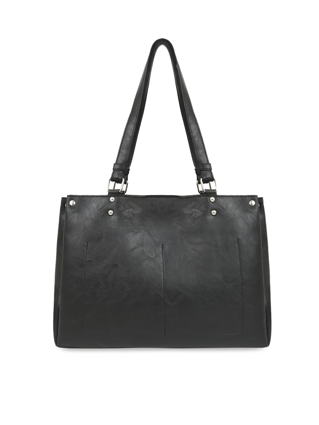 

Toteteca Black Solid Tote Bag