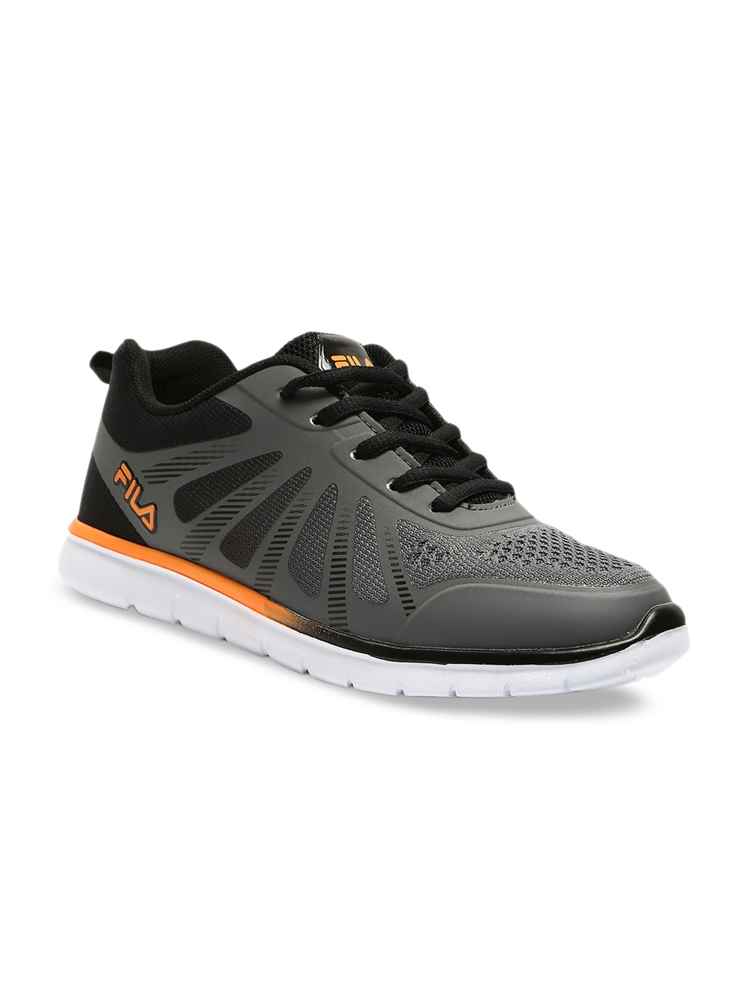 

FILA Kids Grey & Orange Agius Sneakers