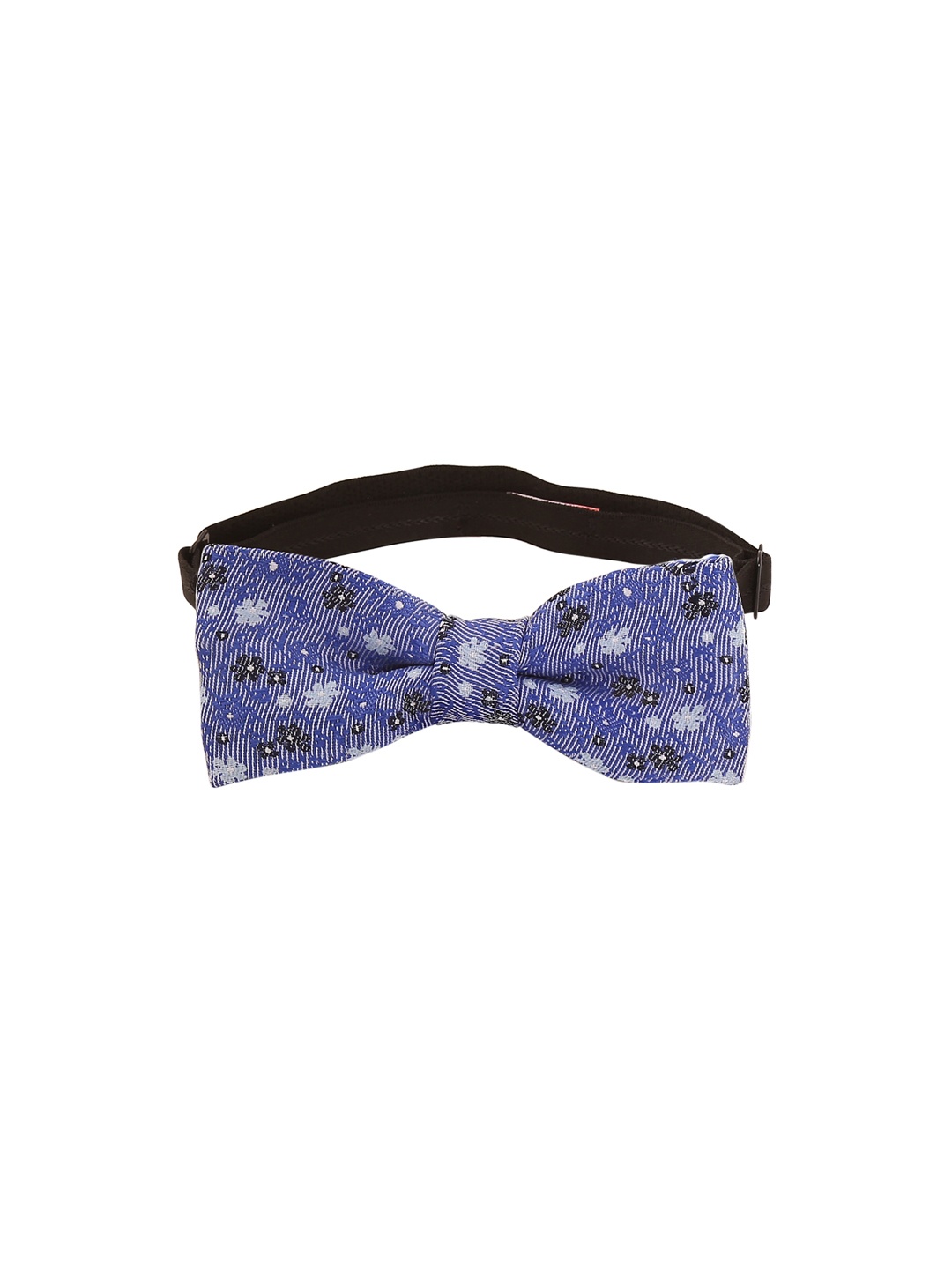 

Blacksmith Blue & White Woven Design Bow Tie