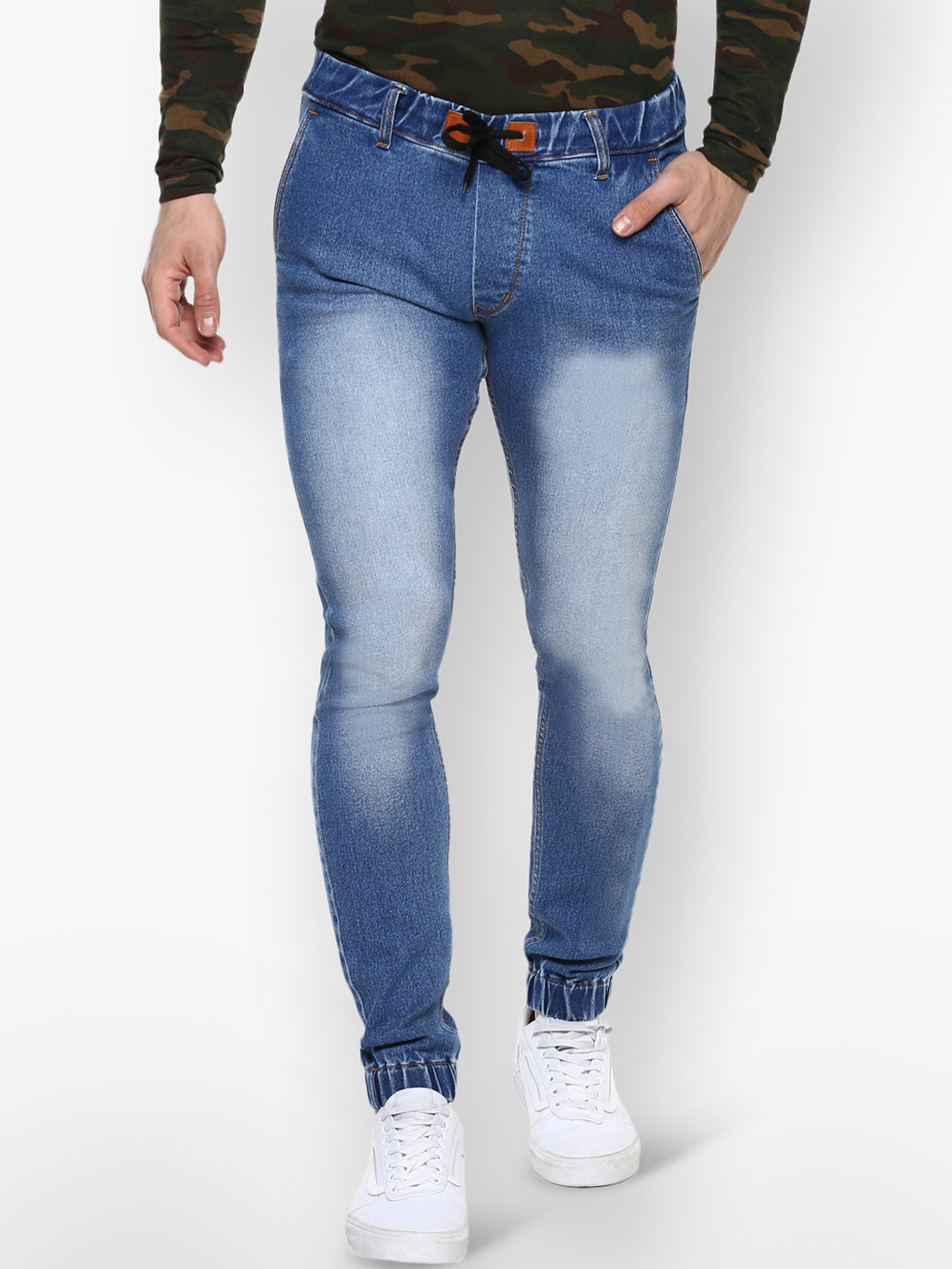 

Urbano Fashion Men Blue Slim Fit Mid-Rise Clean Look Stretchable Jeans