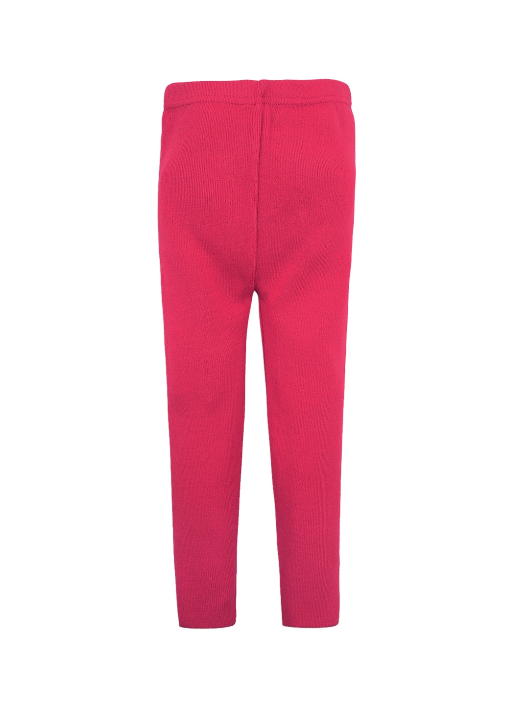 

RVK Girls Pink Solid Ankle-Length Acrylic Leggings