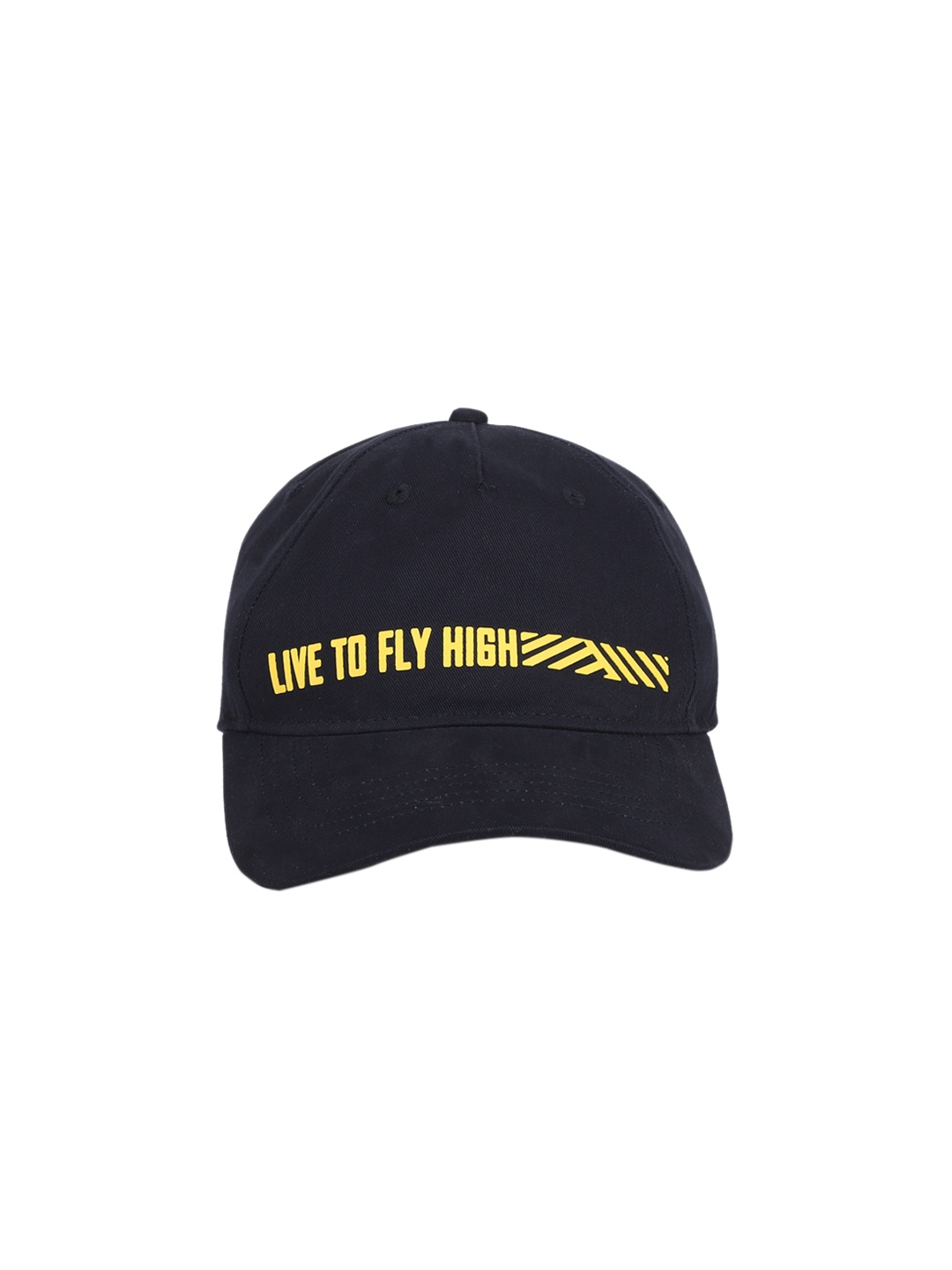 

Peter England Men Navy Blue & Yellow Printed Baseball Cap