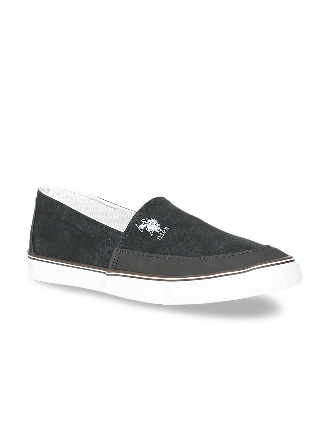 

U.S. Polo Assn. Men Grey Slip-On Sneakers