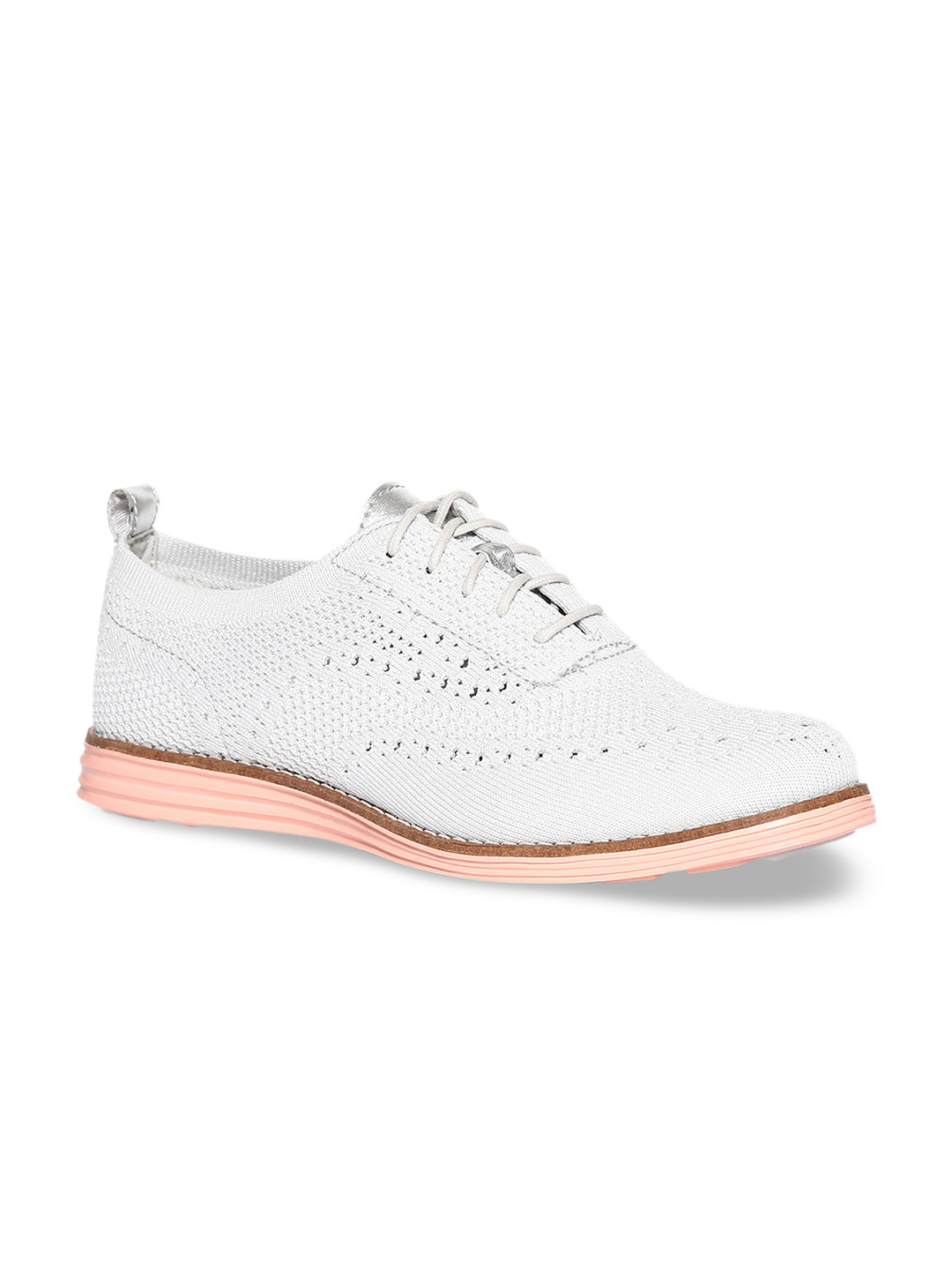 

Cole Haan Women Grey OriginalGrand Stitchlite Wingtip Oxford Shoes