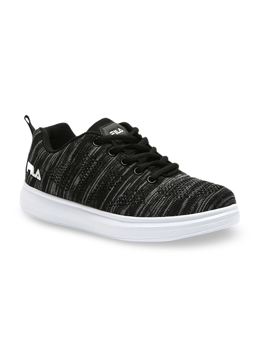 FILA Unisex Black Sneakers Tass